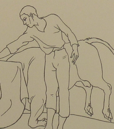Pierre-Yves TREMOIS : Le toréador, Dessin original (photo de détail 5) - Crédit photo : Galerie Art.Paris