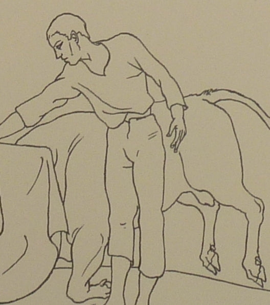 Pierre-Yves TREMOIS : Le toréador, Dessin original (photo de détail 5) - Crédit photo : Galerie Art.Paris