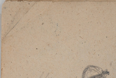 Louis HAYET : Hommes lisant sur un banc, Dessin original (photo de détail 7) - Crédit photo : Galerie Art.Paris