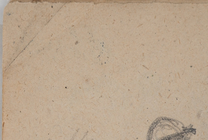 Louis HAYET : Hommes lisant sur un banc, Dessin original (photo de détail 7) - Crédit photo : Galerie Art.Paris