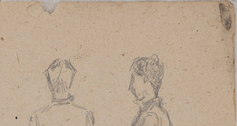 Louis HAYET : Les retrouvailles, Dessin original (photo de détail 8) - Crédit photo : Galerie Art.Paris