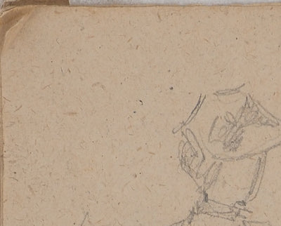 Louis HAYET : Jeune femme et son chien, Dessin original (photo de détail 7) - Crédit photo : Galerie Art.Paris