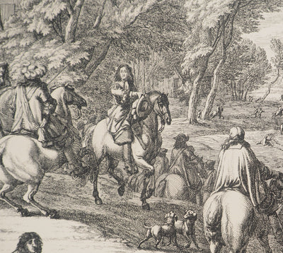 Adam Frans VAN DER MEULEN :, Gravure originale (photo de détail 4) - Crédit photo : Galerie Art.Paris