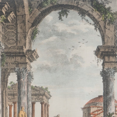 Giovanni Paolo PANNINI :, Gravure originale (photo de détail 3) - Crédit photo : Galerie Art.Paris