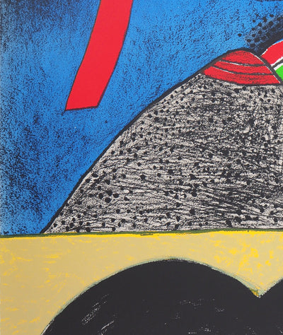 Guillaume CORNEILLE : Le corbeau, Lithographie originale (photo de détail 5) - Crédit photo : Galerie Art.Paris