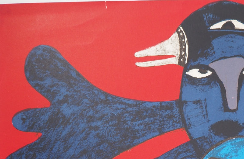 Guillaume CORNEILLE : Femme aux deux visages, Lithographie originale (photo de détail 5) - Crédit photo : Galerie Art.Paris