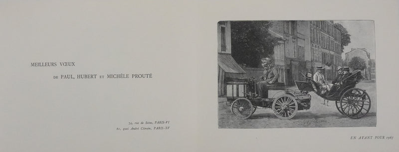 V. ROSE : Le Théâtrophone, Gravure signée