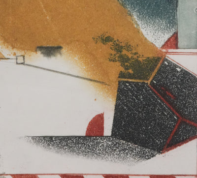 Tuvia BEERI : L'envol de la colombe, Gravure originale signée