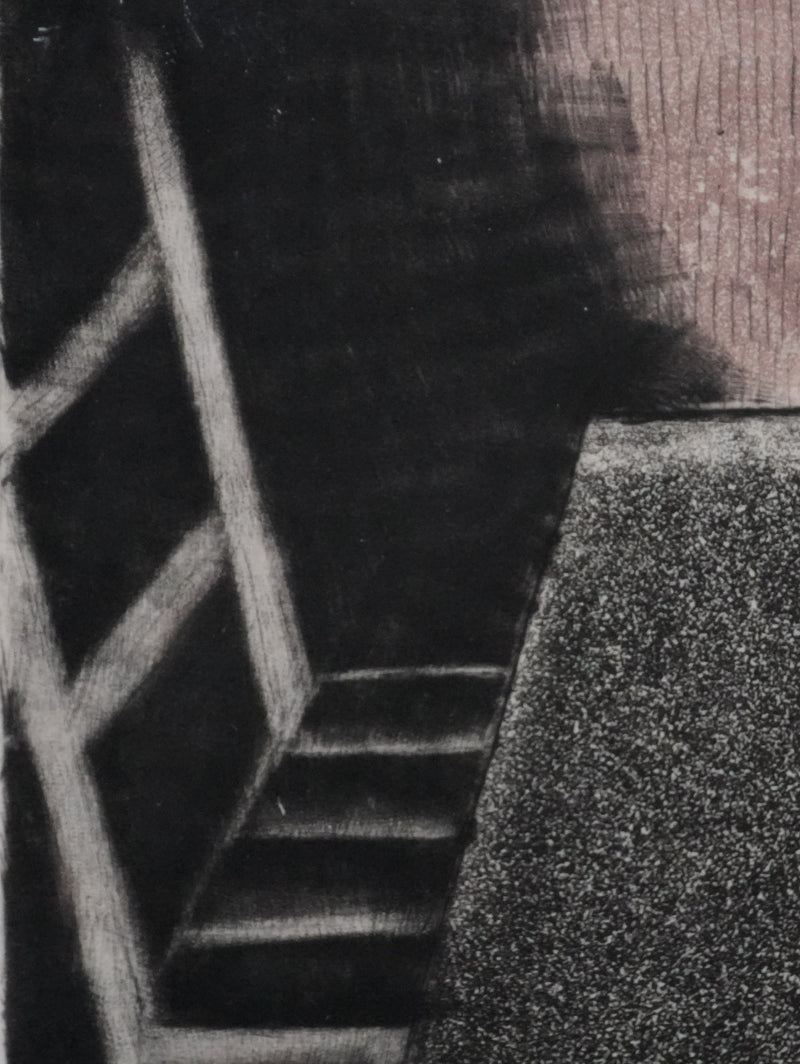 Annapia ANTONINI : Composition aux roses blanches, Gravure originale signée