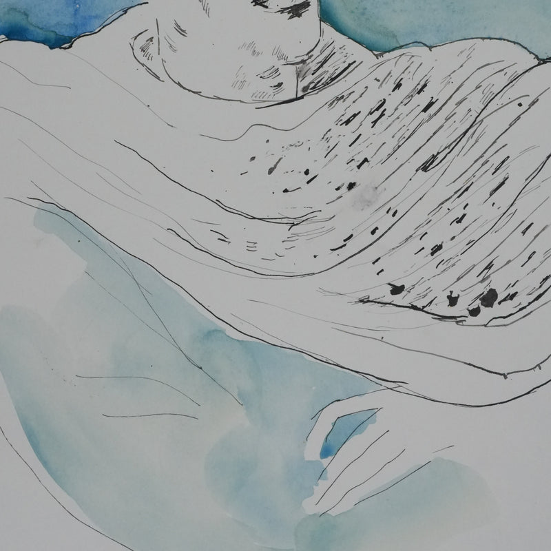 Maurice GENIS : Portrait masculin à l&