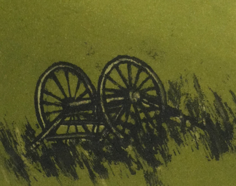 Annapia ANTONINI : Les falaises au bord de mer, Gravure originale signée