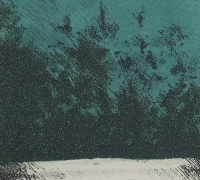 Annapia ANTONINI : Le jardin à la bicyclette, Gravure originale signée