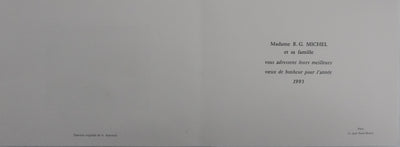 Annapia ANTONINI : Le jardin à la bicyclette, Gravure originale signée