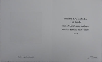 Annapia ANTONINI : Nature morte au poisson rouge, Gravure originale signée