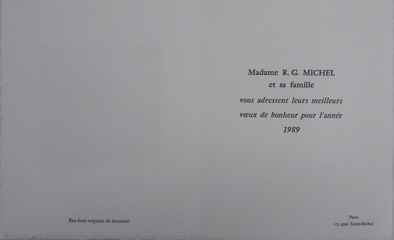 Annapia ANTONINI : Nature morte au poisson rouge, Gravure originale signée