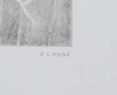 Camille COMBE : Grelots légers, Gravure originale signée