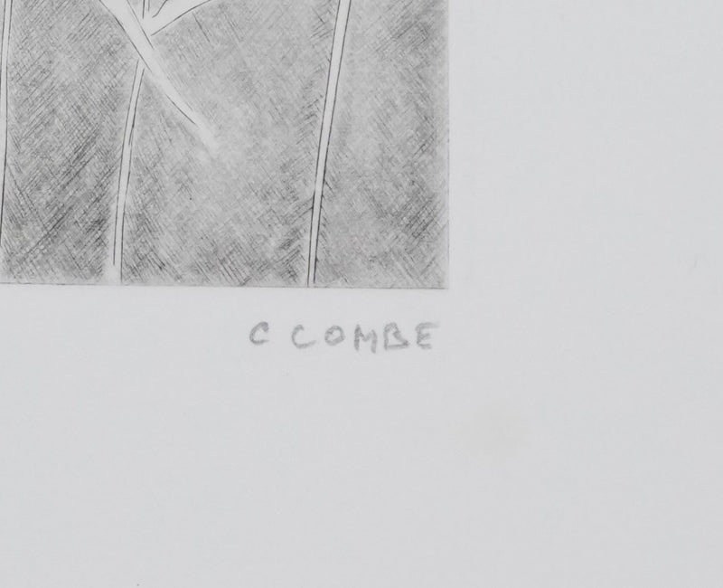 Camille COMBE : Grelots légers, Gravure originale signée
