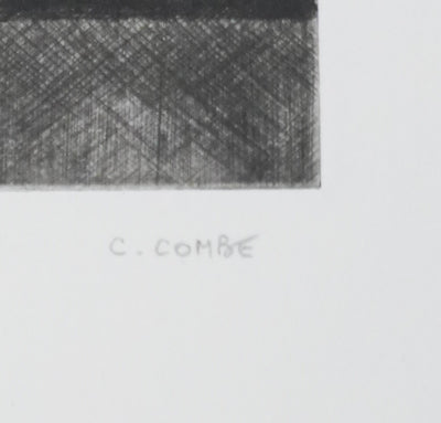 Camille COMBE : Prélude et fugue à Grenade, Gravure originale signée