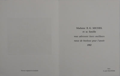 Brigitte COUDRAIN : La fleur fanée, Gravure originale signée