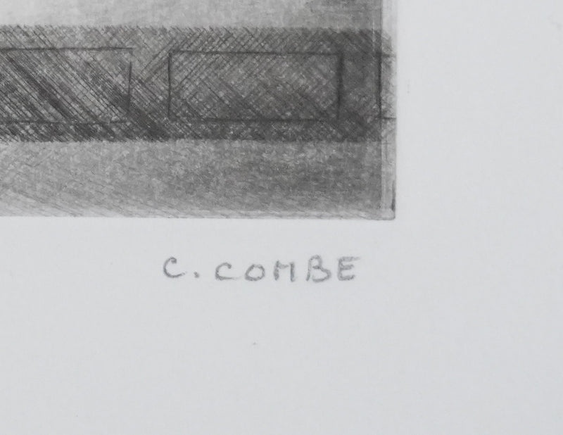 Camille COMBE : Sonate de Beethoven, Gravure originale signée