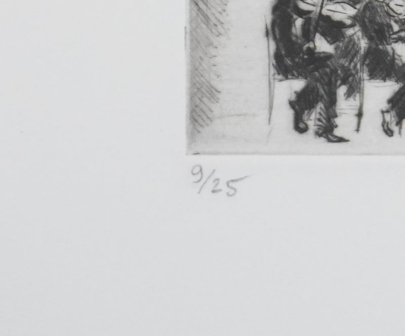 Camille COMBE : Nuit transfigurée de Schönberg, Gravure originale signée