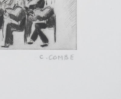 Camille COMBE : Nuit transfigurée de Schönberg, Gravure originale signée