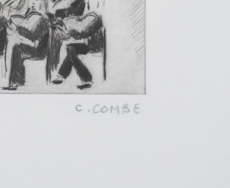 Camille COMBE : Nuit transfigurée de Schönberg, Gravure originale signée