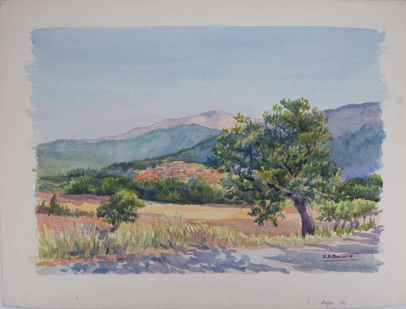 Salomon Alfred BOISECQ : Vue depuis la route d&