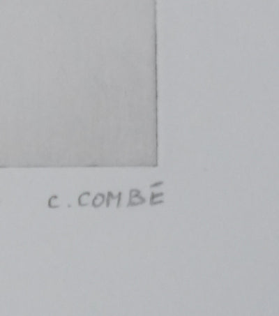 Camille COMBE : Chef d'orchestre, Gravure originale signée