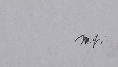 Maurice GENIS : La femme et sa poule, Dessin original signé