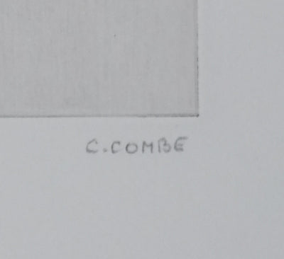 Camille COMBE : On répète, Gravure originale signée