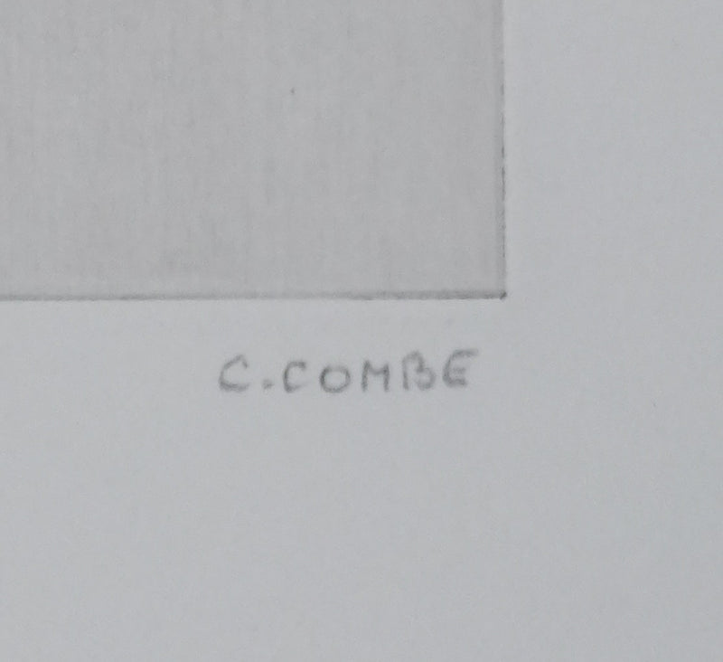 Camille COMBE : On répète, Gravure originale signée
