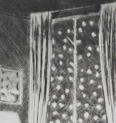 Camille COMBE : Duo, Gravure originale signée
