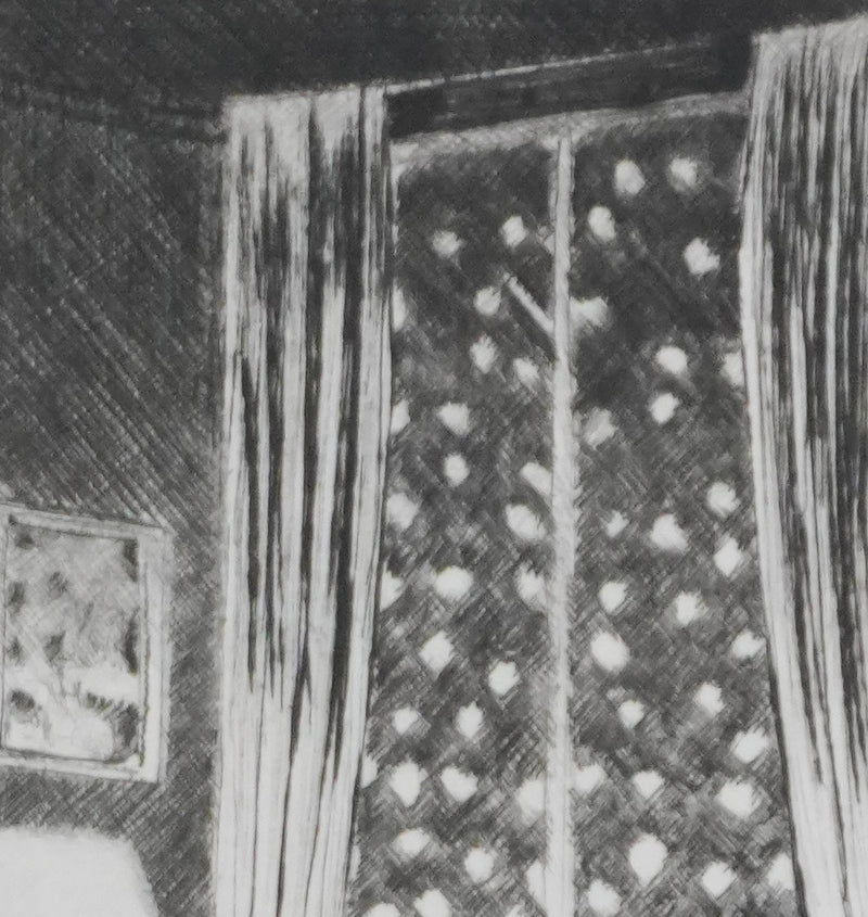 Camille COMBE : Duo, Gravure originale signée
