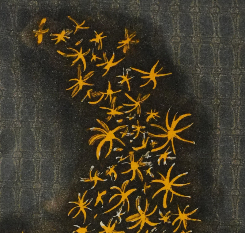 Jacques Jean Joachim RIGAL : Ikebana, Composition florale japonaise, Gravure originale signée