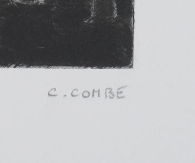 Camille COMBE : Un rai de lumière, Gravure originale signée