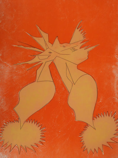 Jean-Philippe JENERE : Composition solaire, Lithographie originale signée