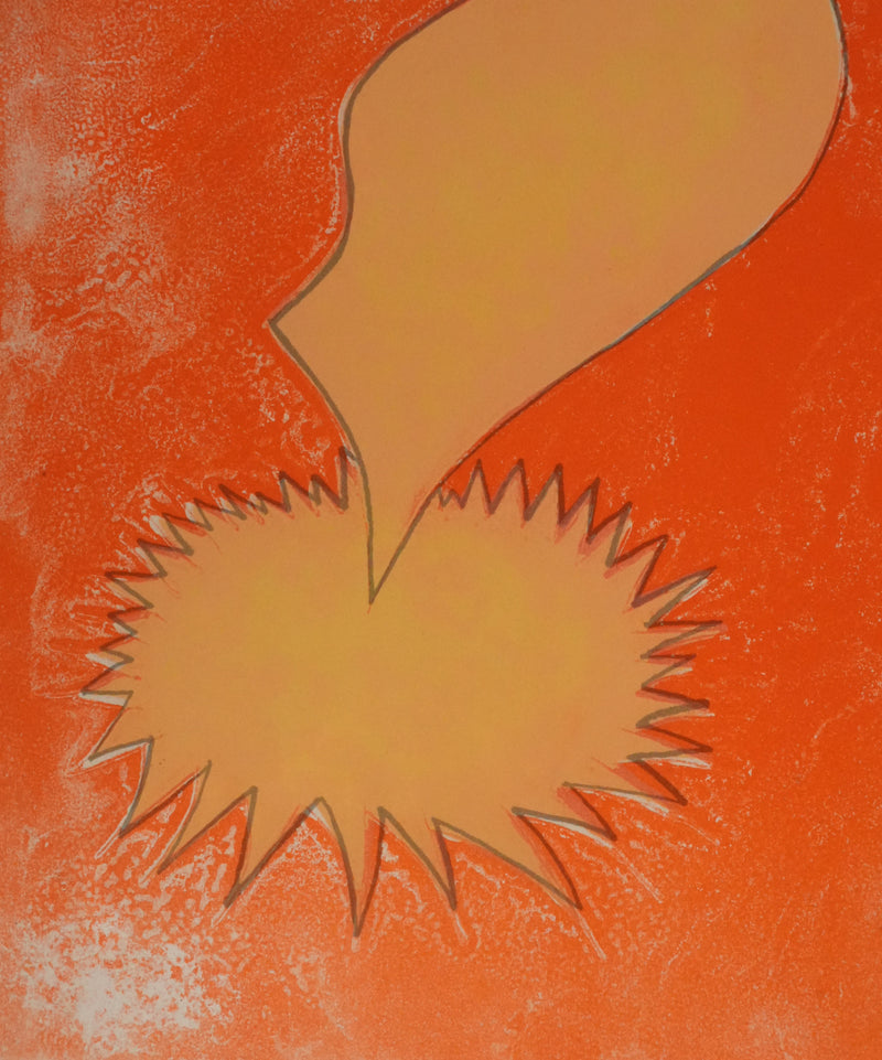 Jean-Philippe JENERE : Composition solaire, Lithographie originale signée