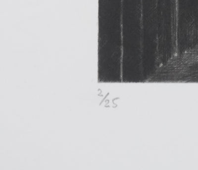 Camille COMBE : Plain chant, Gravure originale signée