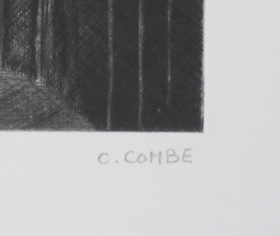 Camille COMBE : Plain chant, Gravure originale signée