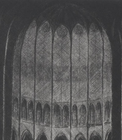 Camille COMBE : Plain chant, Gravure originale signée