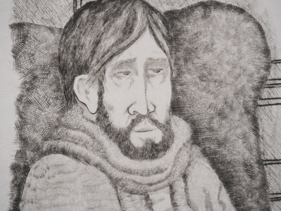 Enrique MARIN MUNOZ : L'heure du thé (Japon), Gravure originale signée