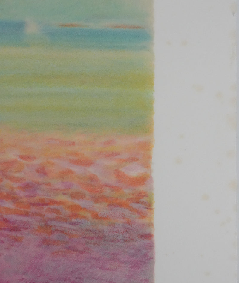 Claude MANOUKIAN : Dans la prairie, Lithographie originale signée