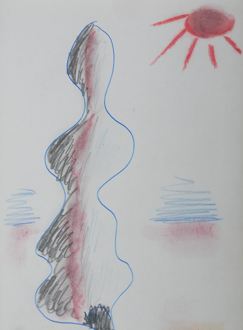 Serge LIFAR : Arbre danseur, Dessin original signé