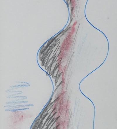 Serge LIFAR : Arbre danseur, Dessin original signé