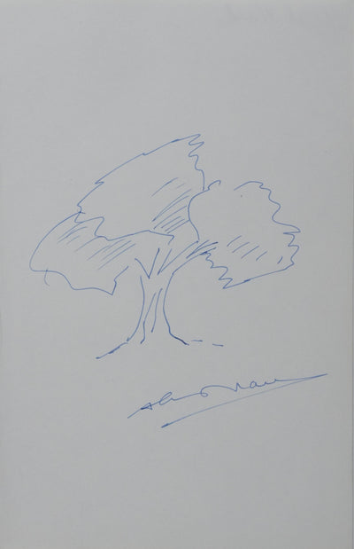 Autographe original de Albert NAUD (vue générale) - Crédit photo : Galerie Art.Paris