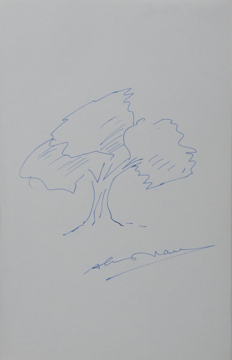 Autographe original de Albert NAUD (vue générale) - Crédit photo : Galerie Art.Paris