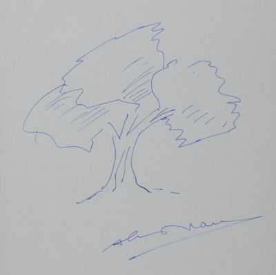 Autographe original de Albert NAUD (photo de détail 3) - Crédit photo : Galerie Art.Paris