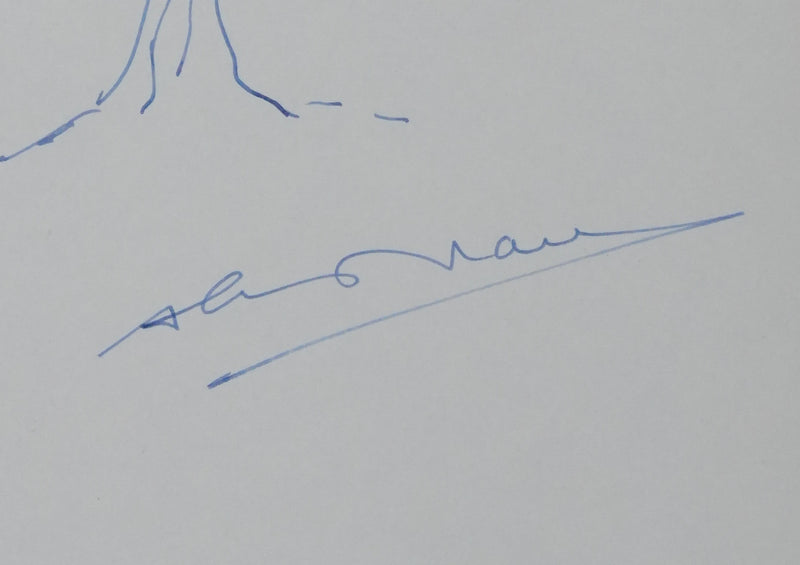 Autographe original de Albert NAUD (photo de détail 2) - Crédit photo : Galerie Art.Paris