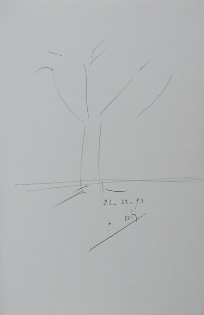 Autographe original de Emile OSTY (dit Chanoine OSTY) (vue générale) - Crédit photo : Galerie Art.Paris